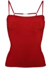 Jacquemus Red La Casa 'le Haut Sierra' Camisole In Red