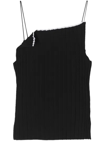 JACQUEMUS JACQUEMUS LE HAUTE PLEATED KNIT TOP