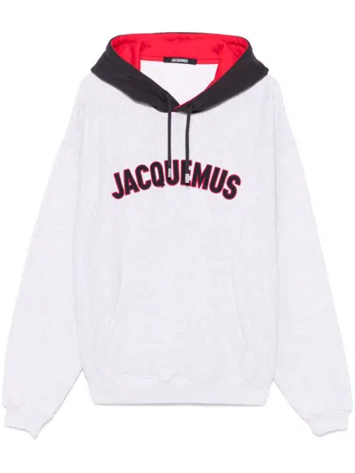 Jacquemus Le Hoodie Baseball Sweatshirt In Cotton In Black