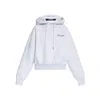 Jacquemus Le Hoodie Corto In Uniclub Grey