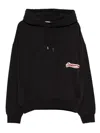 Jacquemus Blue Cotton Sweatshirts In Black
