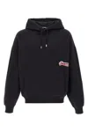 Jacquemus Cotton Sweatshirt With Embroidered Varsity Patch In Black