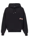 Jacquemus Blue Cotton Sweatshirts In Black