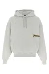 Jacquemus Gray Cotton Sweatshirt With Hood In Gray