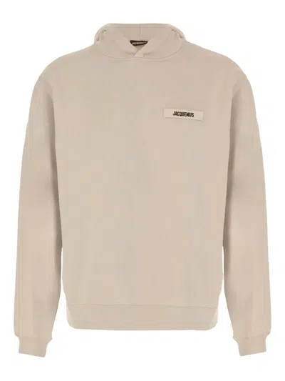 Jacquemus Felpa Con Cappuccio Gros Grain