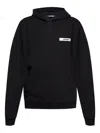 Jacquemus Gros-grain Hoodie In Black
