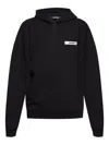 Jacquemus Gros-grain Hoodie In Black