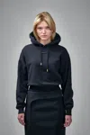 Jacquemus Gros Grain Hoodie With Drawstring In Black