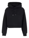 Jacquemus The Gros Grain Drawstring-hood Sweatshirt In Black