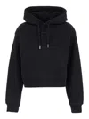 Jacquemus The Gros Grain Drawstring-hood Sweatshirt In Black