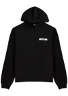 Jacquemus Gros-grain Hoodie In Black
