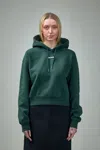 Jacquemus Le Hoodie Gros Grain Sweatshirt In Green