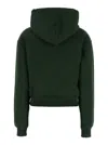 Jacquemus 'le Hoodie Gros Grain' Green Hoodie With Logo Patch On The Front