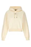 Jacquemus Light Gros Grain Hooded Sweatshirt In Neutral