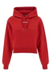 Jacquemus Hoodie With Logo Patch In Red