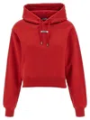 Jacquemus Hoodie With Logo Patch In Red
