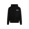 Jacquemus Le Hoodie Gros Grain In Black Cotton