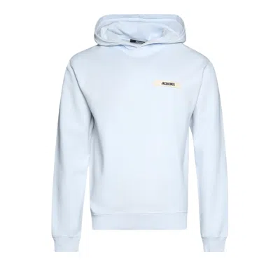 Pre-owned Jacquemus Le Hoodie Gros Grain 'light Blue' | Men's Size Xl