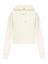 Jacquemus Gros Grain Hoodie In White