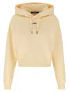 Jacquemus Light Gros Grain Hooded Sweatshirt In Neutral