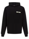 Jacquemus Gros-grain Hoodie In Black
