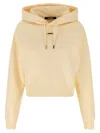 Jacquemus Light Gros Grain Hooded Sweatshirt In Neutral