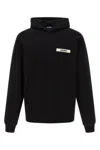 Jacquemus Men Le Hoodie Gros Grain Sweatshirt In Black