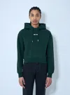 Jacquemus Le Hoodie Gros Grain Sweatshirt In Green