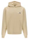 Jacquemus Gros-grain Hoodie In Neutral