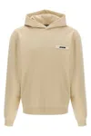Jacquemus Gros-grain Hoodie In Sand