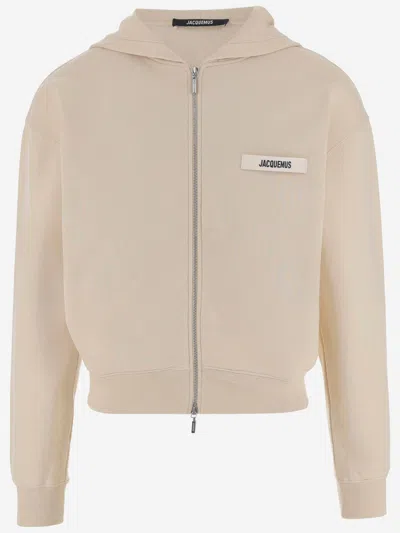 JACQUEMUS LE HOODIE GROSGRAIN ZIPPÉ