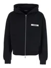 Jacquemus The Gros Grain Zip-up Hooded Sweatshirt