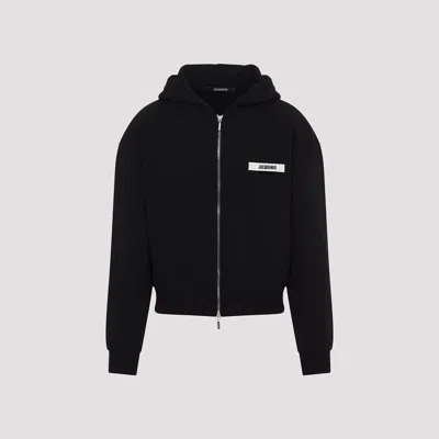 JACQUEMUS LE HOODIE ZIP GROS GRAIN HOODIES