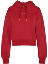 Jacquemus Hoodie With Logo Patch In Red