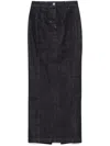 Jacquemus Le Jupe De-nimes Maxi Skirt In Blue