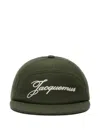 Jacquemus Le Lana Embroidered Cap In Green