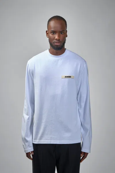 Jacquemus Le Longsleeve Tshirt Gros Grain In White