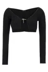 Jacquemus Le Maille Pralu Sweaters And Cardigans In Black