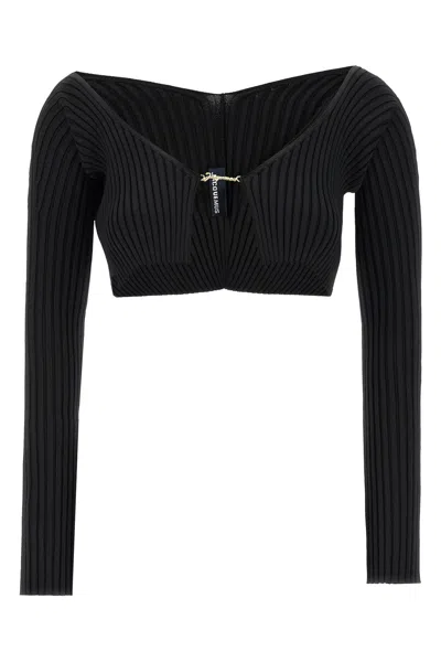 JACQUEMUS JACQUEMUS 'LE MAILLE PRALU' CROPPED CARDIGAN