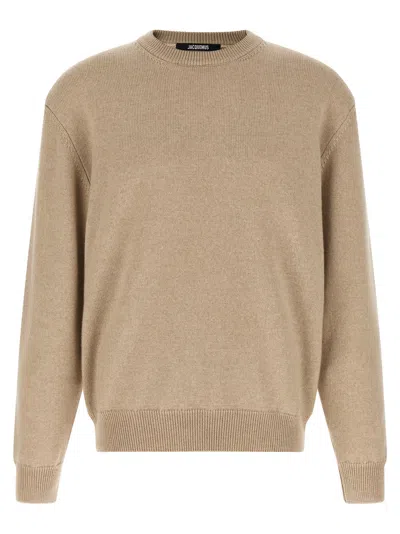 Jacquemus Le Maillot Moulin Sweater In Brown