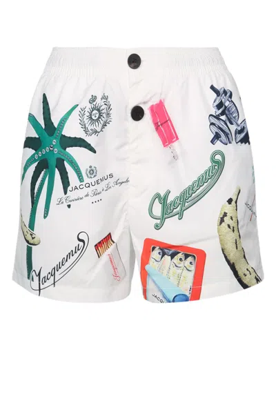 Jacquemus Puntini Swimsuit In White