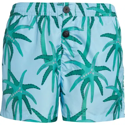 JACQUEMUS JACQUEMUS LE MAILLOT PUNTINI CRUISE PRINT SWIM TRUNKS