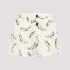 Jacquemus Le Maillot Puntini Yellow Swimsuit With Elastic Waist And All-over Print In Tech Fabric Man In Bv Banana Print Yellow