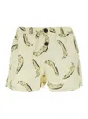 Jacquemus Le Maillot Puntini Swimwear Banana Print Yellow In Neutral