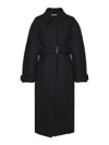 Jacquemus Long-sleeved Coat In Black