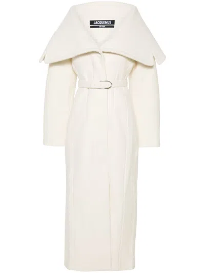 Jacquemus Le Manteau Caruso In White