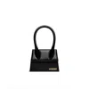Jacquemus The Medium Chiquito Leather Handbag. In Black