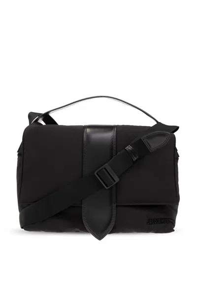 Jacquemus Le Messenger Bambino Shoulder Bag In Black