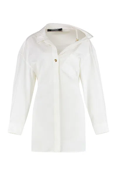 JACQUEMUS JACQUEMUS LE MINI ROBE SHIRTDRESS