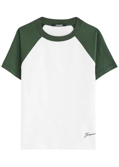 JACQUEMUS JACQUEMUS LE MINI T-SHIRT BASEBALL STRETCH-COTTON T-SHIRT